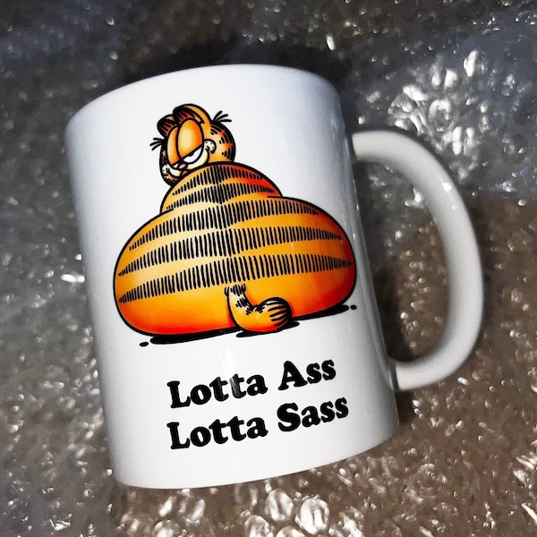 Garfield Lotta Ass Lotta Sass Mug