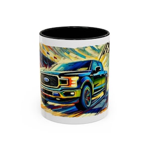 Ford F-150 Lovers Accent Coffee Mug (11, 15oz)