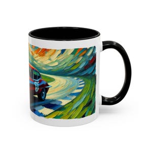 Classic Jaguar E-type Lovers Accent Coffee Mug (11, 15oz)