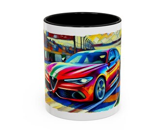 Alfa Romeo - Giulia Accent Koffiemok (11, 15 oz)
