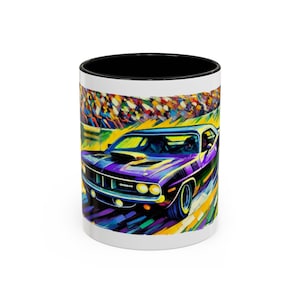 Classic Plymouth Hemi-Cuda Lovers Accent Coffee Mug (11, 15oz)