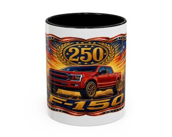 Race rode Ford F-150 variëteit koffiemok koffiemok | Patriotic 250-collectie