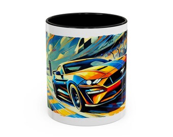 Ford Mustang Lovers (# 2) Accent koffiemok (11, 15oz)