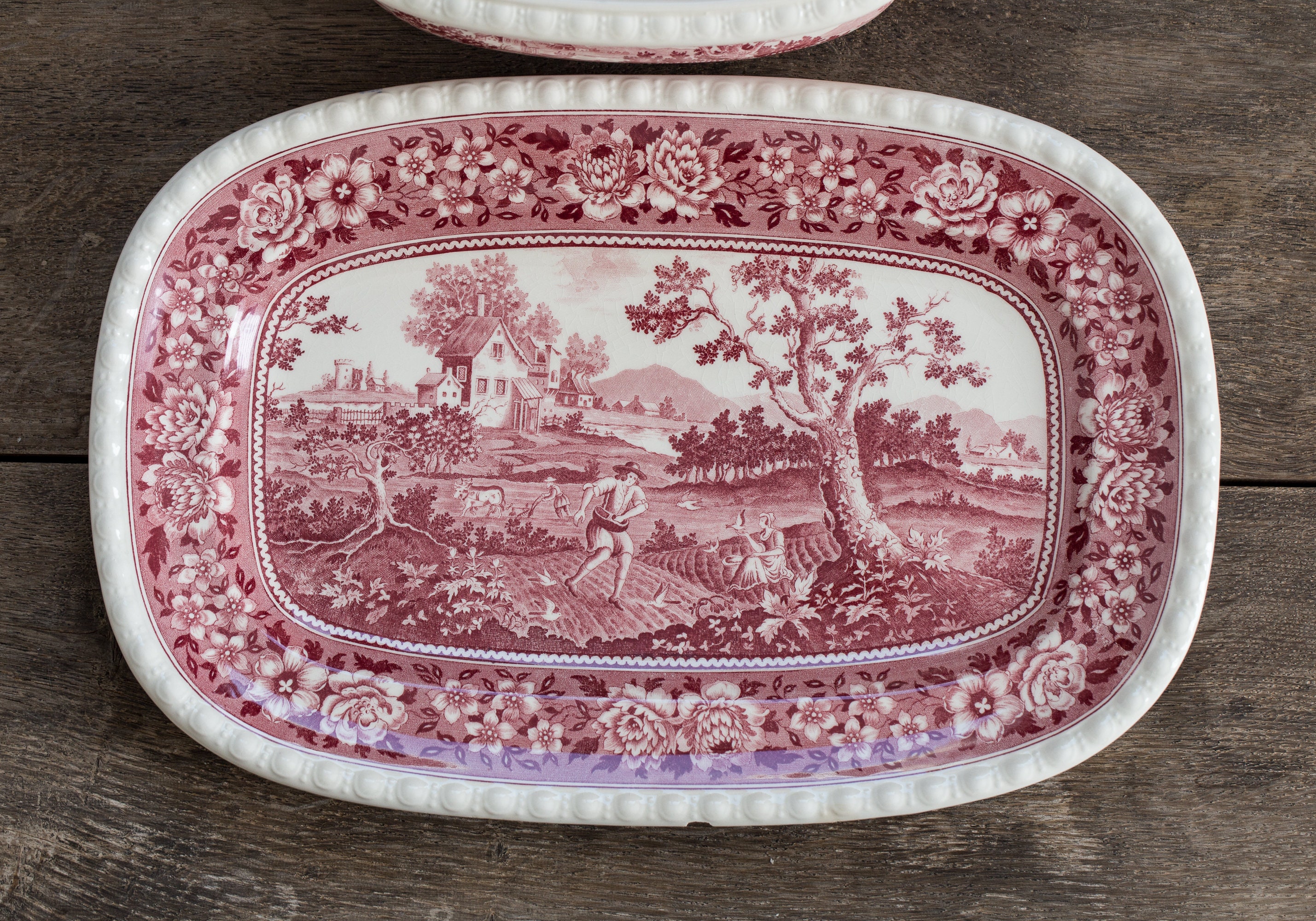 Rusticana Red Oval Platter Grande Assiette de Service Villeroy & Boch