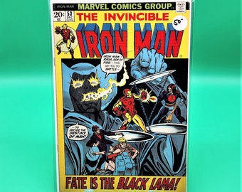 El Invencible Iron Man #53 Marvel Primera aparición del Lama Negro