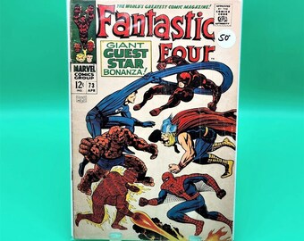Portada de los 4 Fantásticos #73 Marvel Classic Jack Kirby