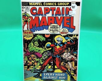 Capitán Marvel #25 Segunda aparición de Thanos en Marvel
