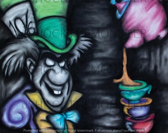 Mad Hatter Tea Party - 5x7 Print