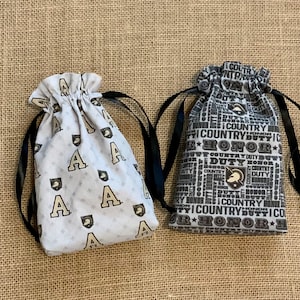 Gift bag, Student Cadet keepsake bag, Game Day, Easter Bunny, graduation party favors, basket filler, Army, Athena helmet, black knights