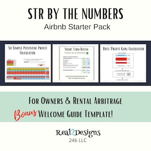 Real Estate Short Term Rental Property Set Up Calculator Realestate Investment Property Rental Profit Calculator Profit Analysis Worksheet