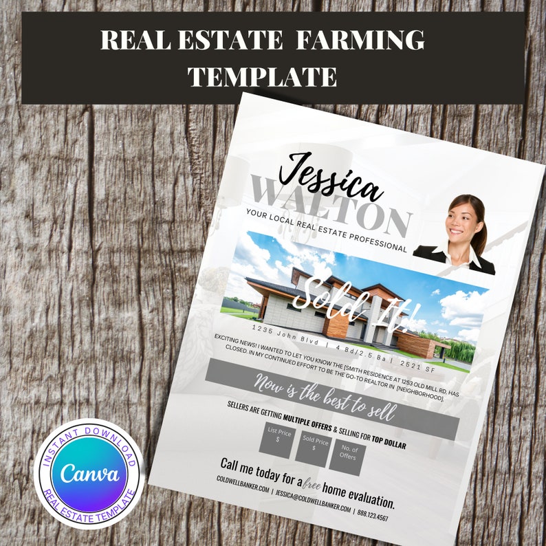 Real Estate Letter Real Estate Template Realtor Farming Etsy