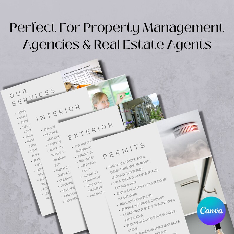 Rental Property Checklist Brochure: Editable Template (Canva) image 7