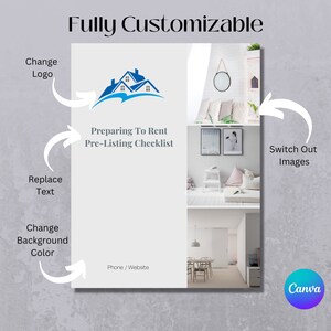 Rental Property Checklist Brochure: Editable Template (Canva) image 6