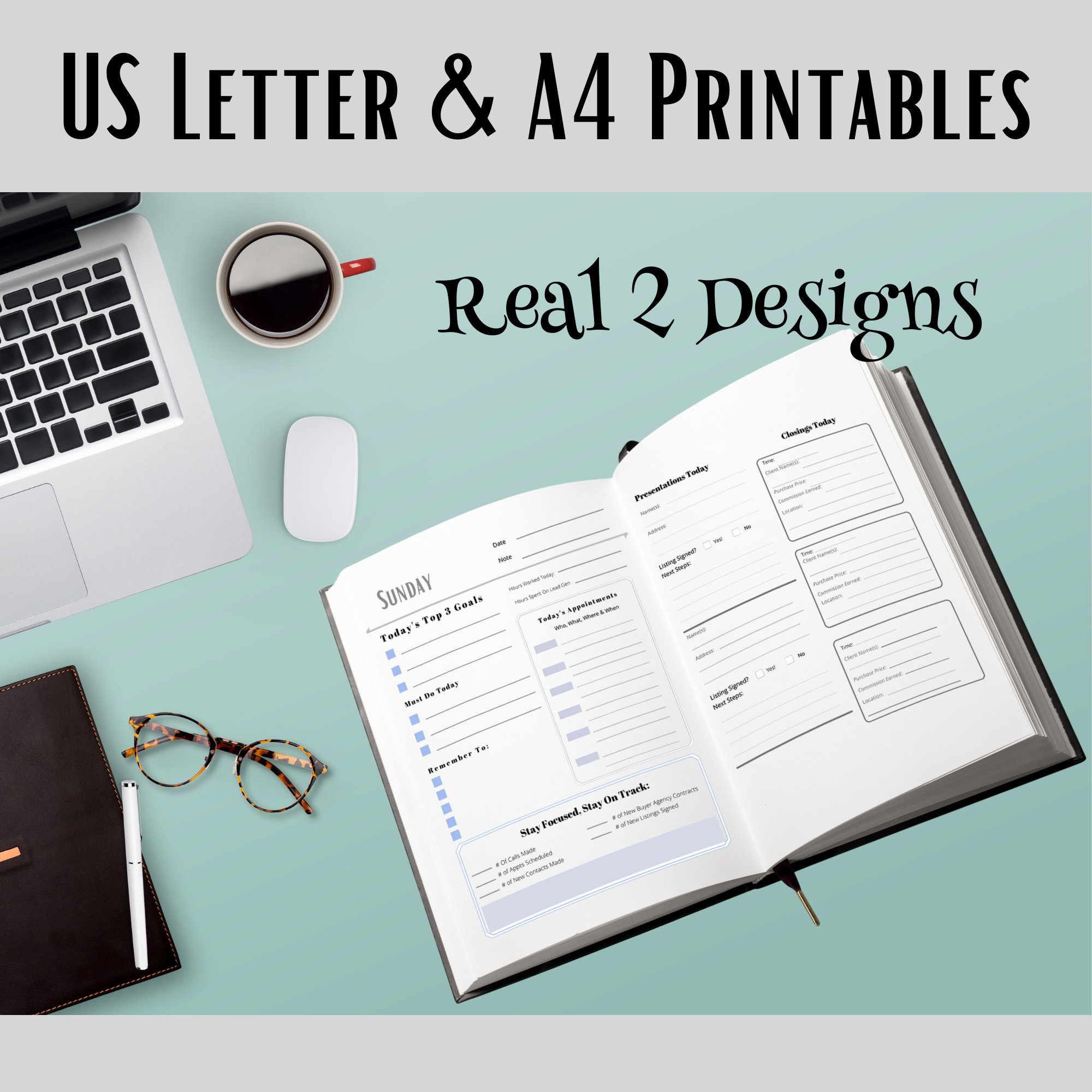 ULTIMATE Real Estate Planner Bundle, Real Estate Agent, Real Estate Marketing