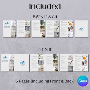 Rental Property Checklist Brochure: Editable Template (Canva) image 5