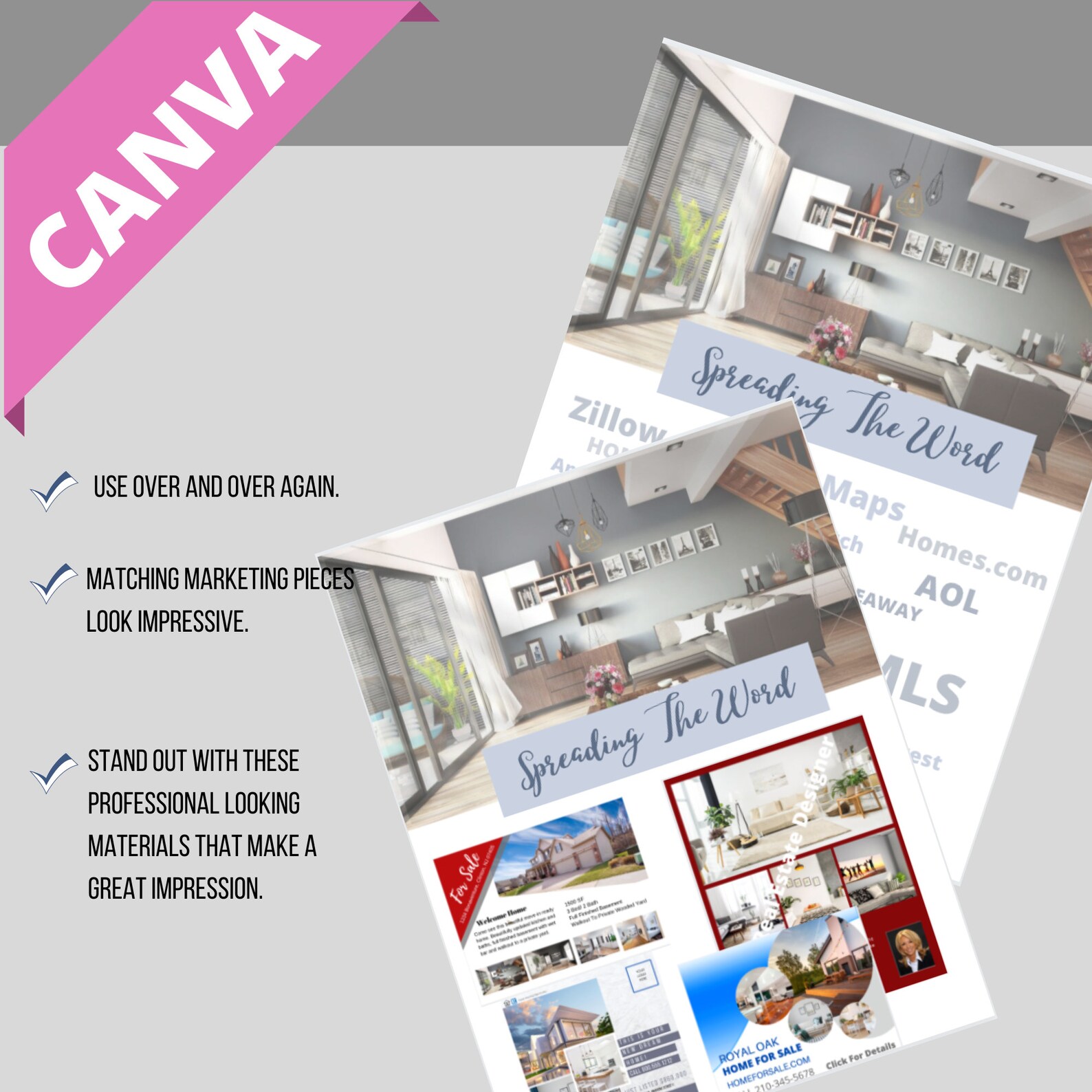 Real Estate Pre Listing Presentation Prelisting Packet Etsy