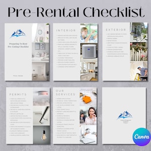 Rental Checklist Rental Property Management Brochure Property Checklist