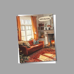 Nouvelle carte pour la maison | de voeux | Home Sweet Home | Carte de voeux de pendaison de crémaillère pour des amis | Carte de félicitations pour pendaison de crémaillère | Déménagement