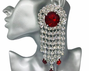 Truly Venusian Edwardian Downton Abbey Art Deco Flapper style Chocolate Cultured Pearls 925 Sterling Silver Dropper Earrings