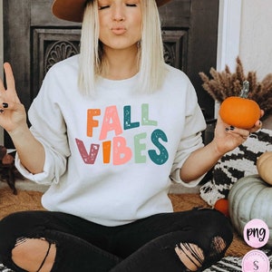Fall vibes png, Spooky Vibes, Pumpkin Season png, Sweater Weather, Thankful, Pumpkin Spice Coffee, Retro fall, PNG, Sublimation Design