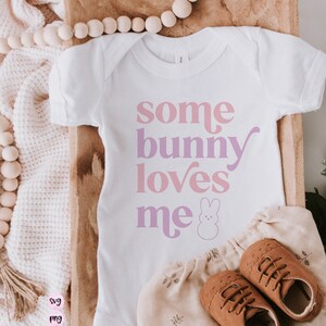 Some Bunny Loves Me Svg, Easter Wishes Svg, Easter, Farmhouse Boho Svg, Spring Easter SVG Cut File, Printable PNG Trendy Cricut Sublimation