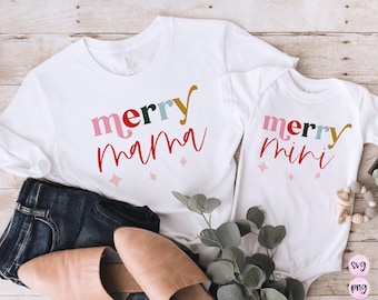 Merry Mama Merry Mini Matching, Cookie Tester, Baking Spirits Bright SVG, Team Nice, Christmas, Svg Cut File, Cricut  PNG Sublimation