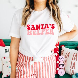 Weihnachtsmann Helfer, Cookie Tester, Backen Geister Hell SVG, Team Nett, Weihnachten, Svg Cut File, Cricut PNG Sublimation