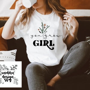 You Grow Girl Rainbow Sunshine Hello Sunshine Beach Vibes Boho vintage Printemps Été Imprimable PNG Sublimation Design