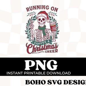 Hardlopen op koffie en kerstgejuich, allemaal geboekt voor kerst png, boekenliefhebbers png, kerstleraar png, noordpoollezers png