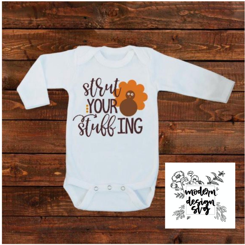 Strut Your Stuffing Thanksgiving Svg DXF EPS PNG Cut File \u2022 Cricut \u2022 SilhouetteSublimation