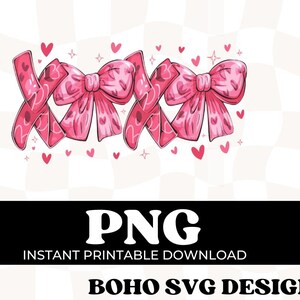 XOXO-coquette-sublimatie png-ontwerp, trendy digitale download, Valentijnsontwerp voor mokken