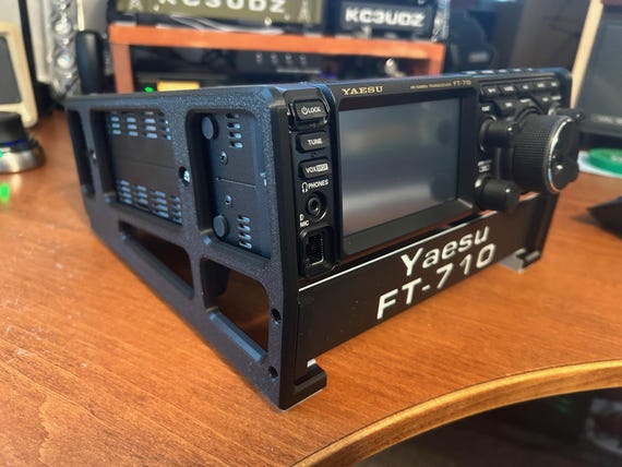 3D Printed Stand for Yaesu FT-710 W/ Name Plate - Etsy