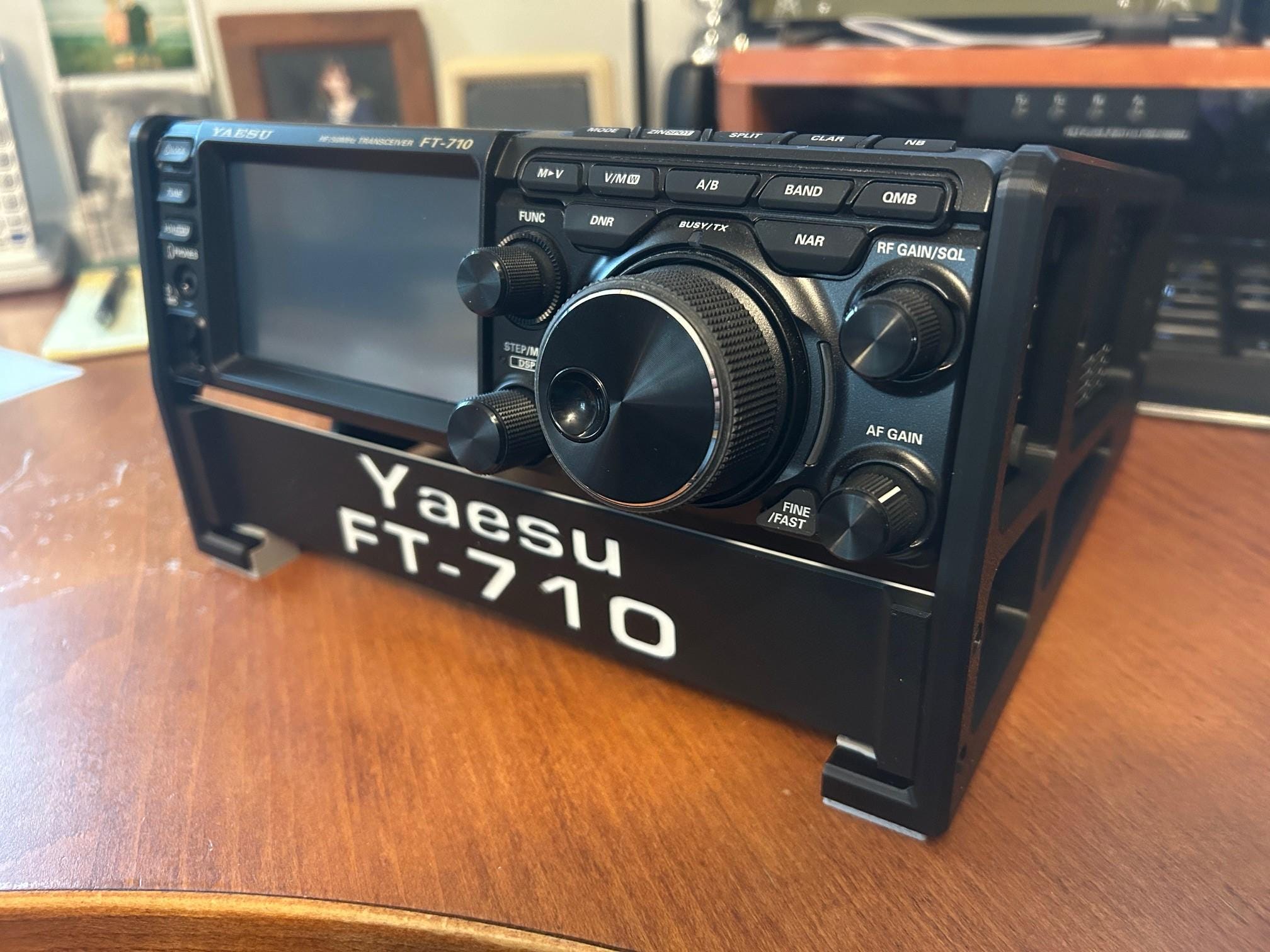 3D Printed Stand for Yaesu FT-710 W/ Name Plate - Etsy