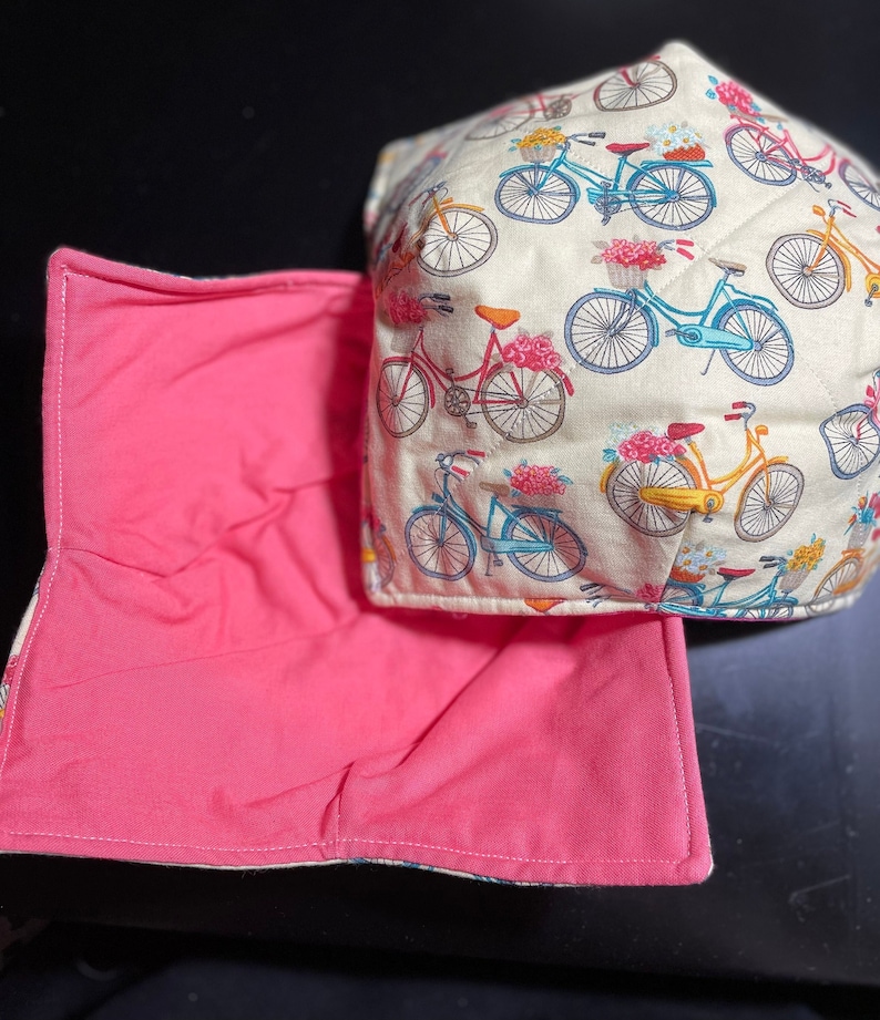 Cykeltryckt skål, mysig, vändbar mikrovågssäker hållare bild 1