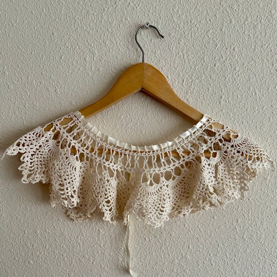 Fine Pointelle Collar Layette Set - Cream Peter Pan main image 1