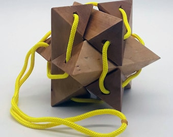 Tangled Star Burr Puzzle