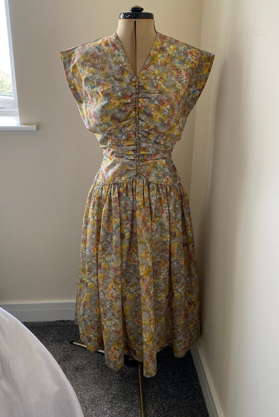 1940s/50s sleeveless dress
