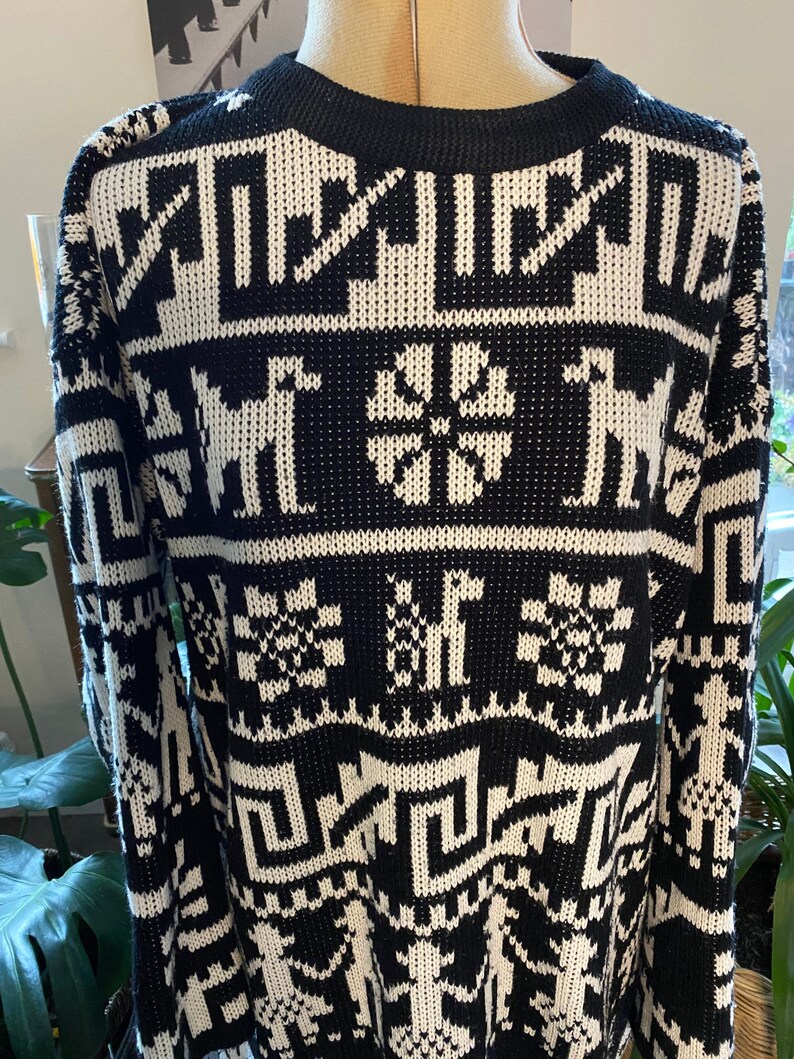 Vintage 1980s Oversized Jumper