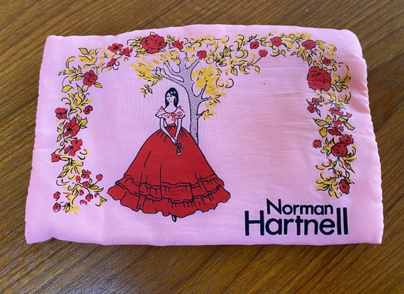Vintage 1970s Norman Hartnell Cosmetic Bag