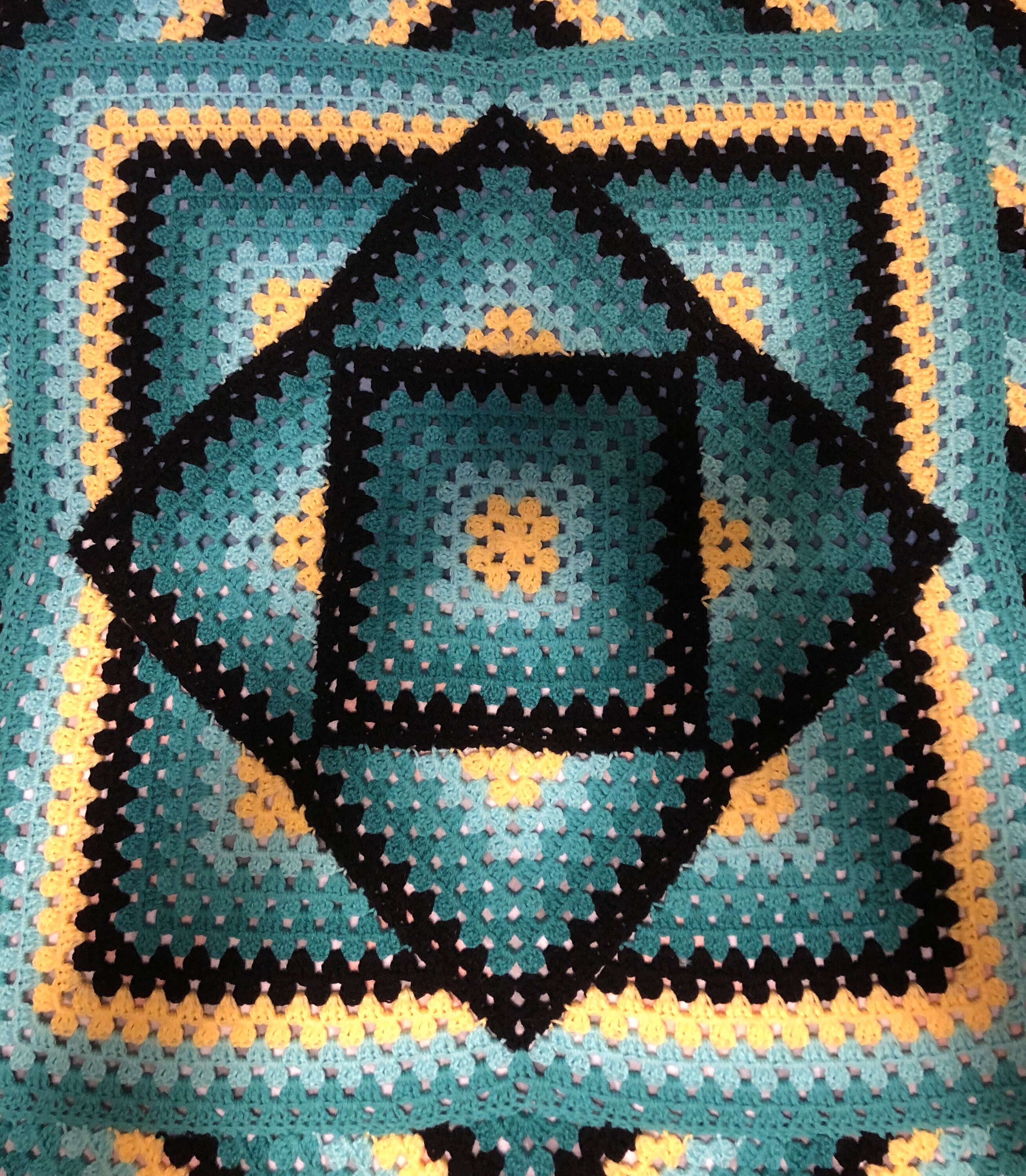 Geometric Bedspread - Etsy