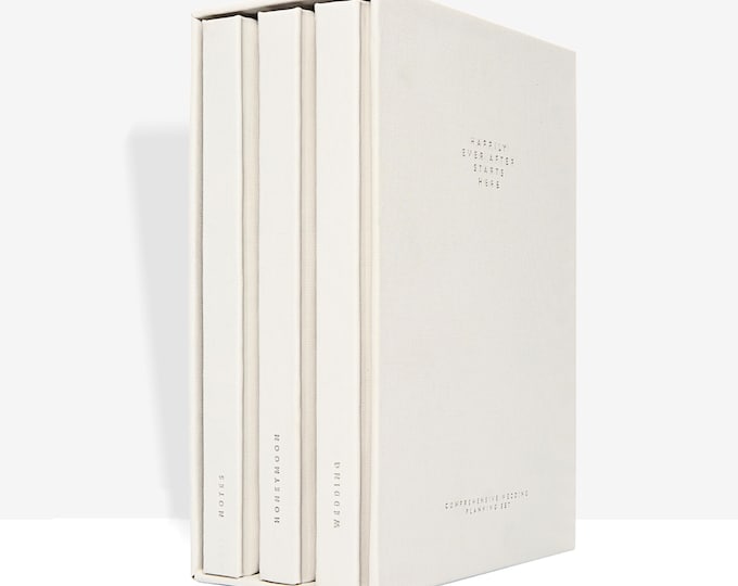 Wedding Planner Set - The Full Comprehensive Guide, Wedding Planning, Honeymoon Planning and Bridesmaid's Notes