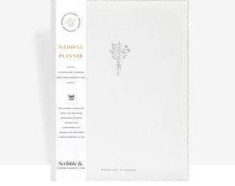 New Award-Winning Wedding Planner Book | Premium Organiser, Scrapbook & Checklist | Perfect Engagement Gift, Tissue Wrapped in a Box