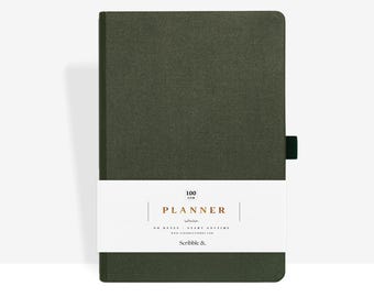 Daily Productivity Planner - Forest - Daily/Weekly/Monthly Planner