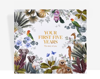 Jungle Edition Baby Memory Book 0 - 5 Years