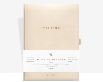 Luxury Wedding Planner Suede - The Most Comprehensive Wedding Planner & Journal