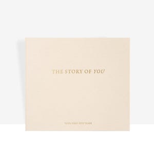 Baby Journal Memory Book - Suede - Scribble & Dot