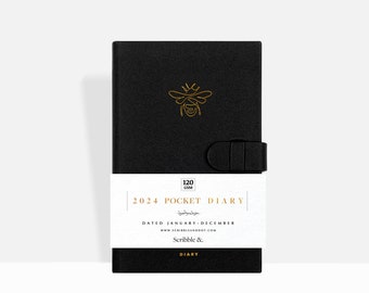 Gold Bee Pocket Diary 2024