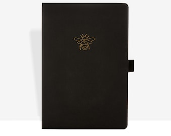 Dotted Journal - Gold Bee - Top-Grade Paper Journal - Ultra Thick 160gsm Paper-Durable Hardcover Notebook - Gift Wrapped