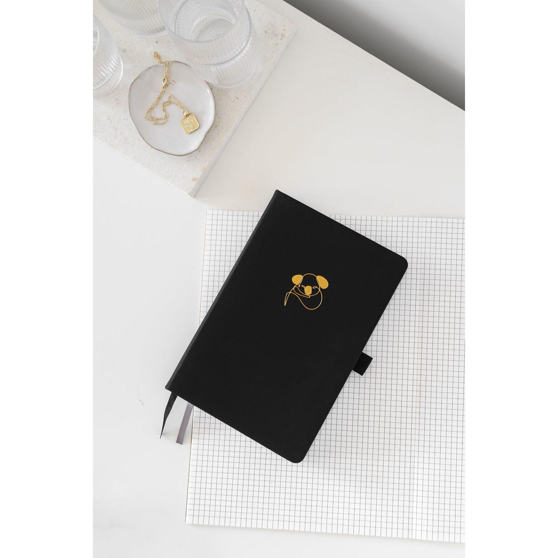 Bullet Journal - gestippeld dagboek - ultradik A5-papier van 160 g/m² - handtekeningplanner met de hand gebonden - ideaal voor kunstenaars - België