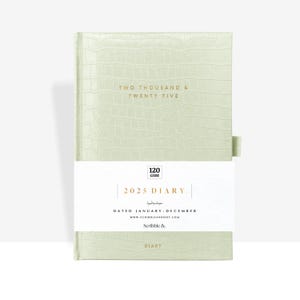 Sage Croc A5 2025 Diary